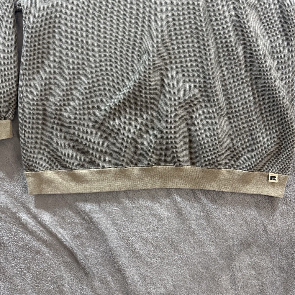 Vintage Russell Athletic Sweatshirt Mens Xl Black Gold Knit Pullover Made In USA - Picture 4 of 12